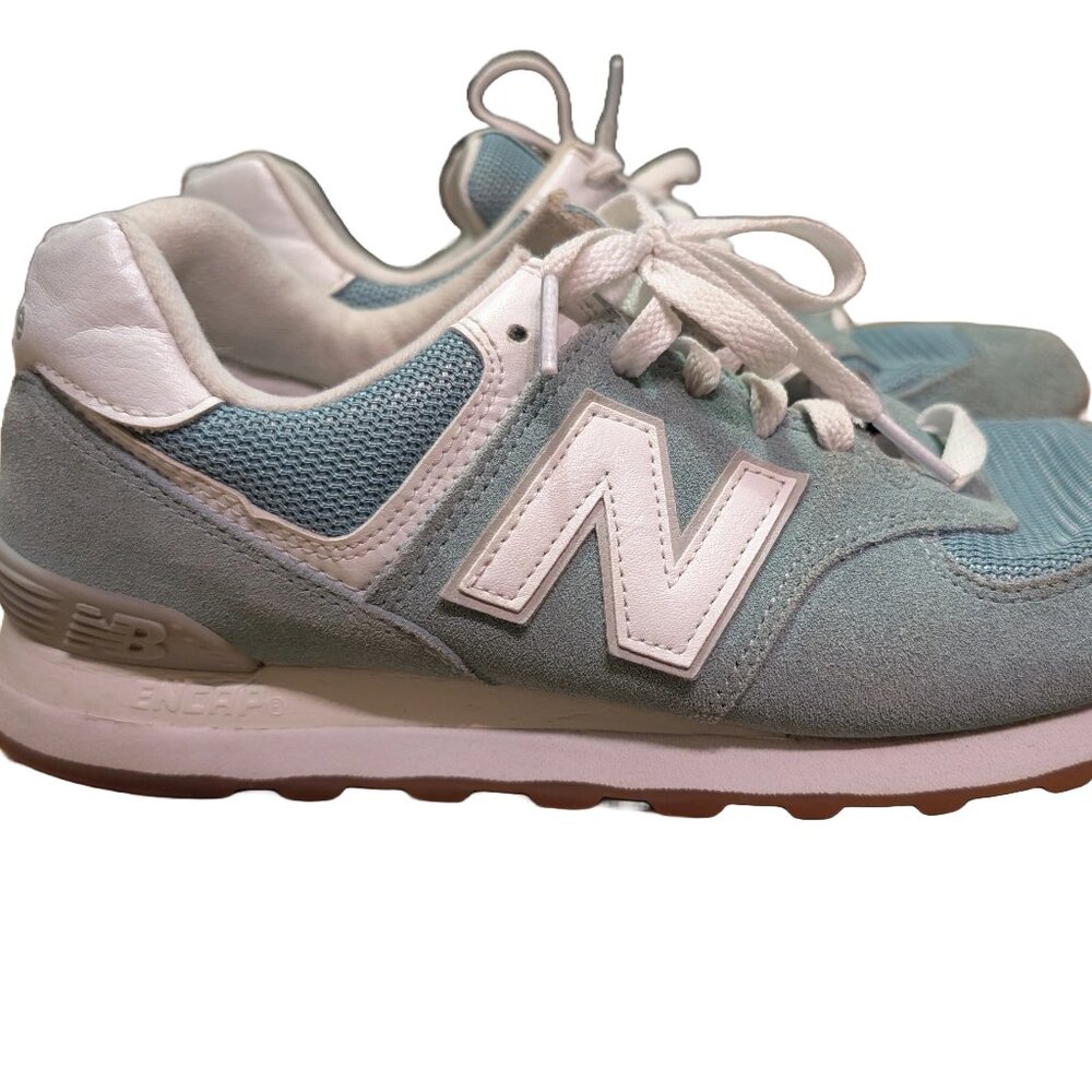 New Balance Classic 574 Running Sneakers Women 10 US 41.5 EU Light Blue White